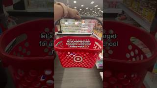 BACK TO SCHOOL MAKEUP SHOPPING AT TARGET 🛒 [upl. by Cointon]