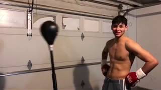 Ryan Garcia demonstrates how to use the cobra bag 🔥 [upl. by Hctub801]