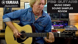 YAMAHA FS9 CONCERT BODY GUITARS  MUSIC DEMO  REVIEW  SOUND SAMPLES [upl. by Delfeena]