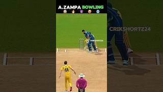 AZAMPA❤️‍🔥BOWLING IN RC24🥶trendcricketrubiplshortsfeedytshortsshareshortsshortvideocsk [upl. by Rorie983]