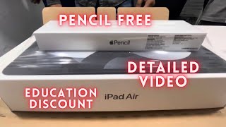 Dont Miss Out Get the Apple Pencil FREE with iPad Air 5th Gen  All details in video [upl. by Monte]