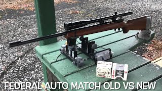 Is new production Federal auto match as bad as the rumors Part 2 with the Winchester 52D new vs old [upl. by Lonni160]