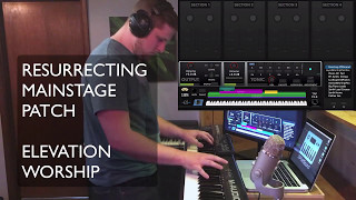 quotResurrectingquot Elevation Worship MainStage patch piano cover [upl. by Atnim]