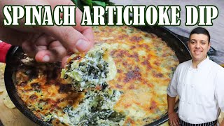 Best Spinach Artichoke Dip Recipe  Spinach Artichoke Dip from Scratch by Lounging with Lenny [upl. by Stevy]