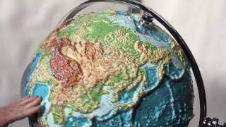 1World Globes amp Maps  Raised Relief Globe [upl. by Sew]