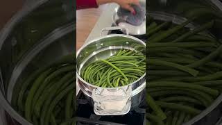 How to make Long Beans Side Dish  Greekinspired  Quick Easy Flavor Packed bora healthy [upl. by Atteniuq672]