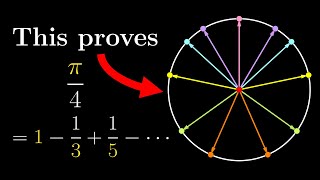 The simplest reason why π4  1  13  15 [upl. by Star]