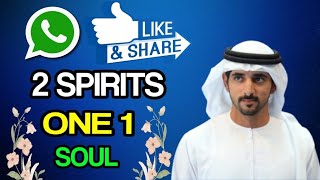 TWO SPIRITS ONE SOUL POETRY OF PRINCE FAZZA HAMDAN CROWN PRINCE OF DUBAI [upl. by Mccreery]