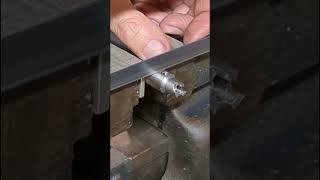 Making a counterbore from carbon steel in the home workshop [upl. by Staw]