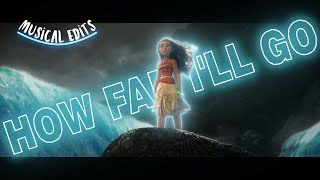 How Far Ill Go Song Lyrics  Moana [upl. by Cyrillus]