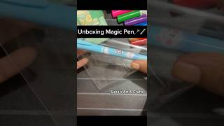 Unboxing Magic Pen 🖊️ youtubeshorts aesthetic foryou unboxing magic pen love cute blue [upl. by Shelbi497]