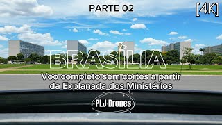 112 4K  Drone  Brasília 02  Voo a partir da Explanada dos Ministérios brasilia capitalfederal [upl. by Ahcire]