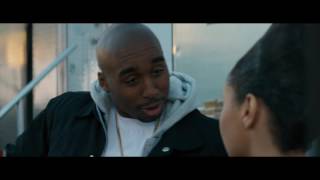 All Eyez On Me Movie  2Pac amp Jada Pinkett Catch Up By Her Trailer [upl. by Ujawernalo]