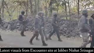 Latest visuals from Encounter site at Ishber Nishat SrinagarEncounterSrinagarnishat jknewspost [upl. by Alexa]