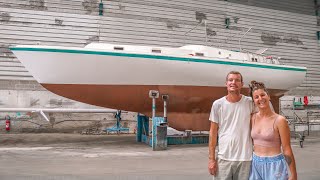 COPPERCOATING our SALVAGED BOAT Saying GOODBYE to ANTIFOULING PAINT [upl. by Selym541]