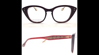 dansharian eyeglasses burgundy ladies [upl. by Nifares]