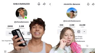 reacting to our old tiktoks  shea and nicolette durazzo [upl. by Ja264]