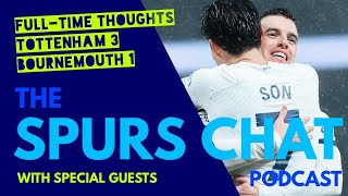 SPURS CHAT PODCAST FullTime Thoughts Tottenham 31 Bournemouth Sarr Richy Son 손흥민 본머스 상대로 득점하다 [upl. by Joanne931]