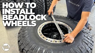 HOW TO Install Beadlock Wheels for Beginners [upl. by Amelie]