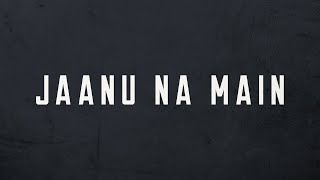 AbhiJ  Jaanu Na Main Lyric Video [upl. by Eenel]