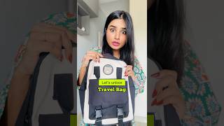 Unboxing Travel Bag 😱 crafteraditi unboxing asmr shorts travelessentials ​⁠CrafterAditi [upl. by Pedaias]