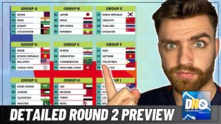 Who will Qualify from Round 2  AFC World Cup Qualification Preview [upl. by Turnheim]