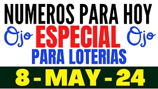 NUMEROS REALES PARA HOY MIERCOLES 8 DE MAYO 2024  NUMEROS FUERTES  PIENSA POSITIVO ATRAE POSITIVO [upl. by Pascia]