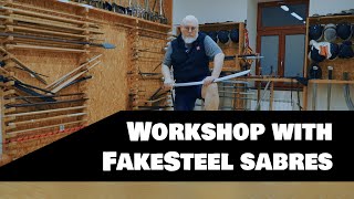 Workshop with FakeSteel sabres [upl. by Eceinal]