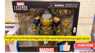 Target toy hunt marvel legends Odin and McFarlane toys geoforce n more [upl. by Intyre]