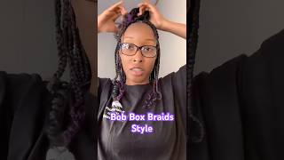 Bob Box Braids With Curls [upl. by Eli]