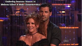 Underdog Seasons Season 14 Melissa Gilbert amp Maks Chmerkovskiy [upl. by Rosalinde]