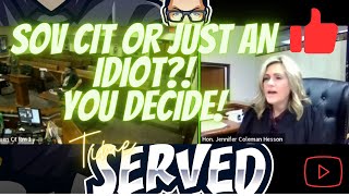 Sov Cit or Just an Idiot You Decide judge court trending funny [upl. by Ofilia818]