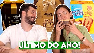 ÚLTIMO PROVANDO PANETONES  CACAU SHOW MIAU do MERCADO e o MELHOR de FRUTAS  PANETONE DO POVO [upl. by Aliuqahs159]