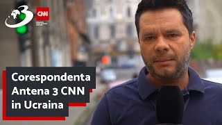 Corespondenta Antena 3 CNN in Ucraina [upl. by Gravante]