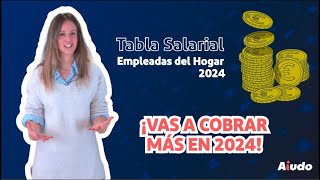 🤔 ¿Cómo queda la Tabla Salarial de las Empleadas del Hogar en 2024 📊 [upl. by Charlet691]