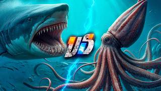 Megalodon VS Giant Squid [upl. by Goodspeed]