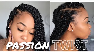 How To Easy PASSION Twist Using Rubber Band Method  Stepbystep  Beginner Friendly  Kinzey Rae [upl. by Longfellow]