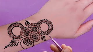 New stylish mehndi design  easy arabic mehndi design  mehndi ka design  mehndi design  mehndi [upl. by Henrique]