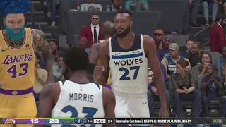 NBA 2K24 Tune Squad vs Timber WolfLine rematch [upl. by Tiemroth]