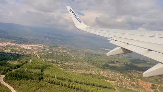 Beautiful Views of Spanish Countryside on Departure From Castellón  Ryanair  4K 60FPS HDR [upl. by Derk855]