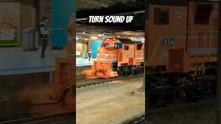 Diesel locomotive X54 throttles up through Hurstville station with 42105 Cockatoo Run sydneytrains [upl. by Hogan]