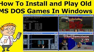 How To Install and Play Old MS DOS Games In Windows [upl. by Nachison]