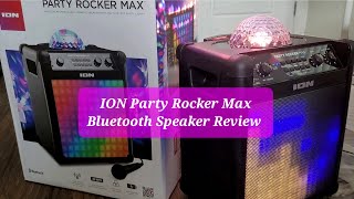 Ion Party Rocker Max Bluetooth Speaker  Product Review [upl. by Ennairb]