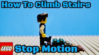 LEGO StopMotion Stairs Tutorial  Nation of Bricks [upl. by Nydroj]