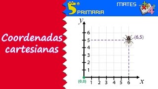 Coordenadas cartesianas Mate 5º Primaria Tema 4 [upl. by Danie21]