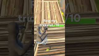 Rate it 10 fortnite cool trickshot [upl. by Shelden]