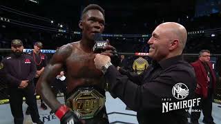 UFC 248 Israel Adesanya amp Yoel Romero Octagon Interviews [upl. by Nerro365]