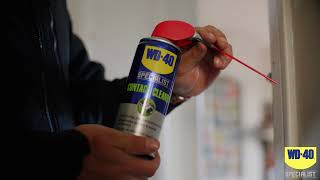 Safely clean electrical connections with WD40 Specialist Contact Cleaner for Construction [upl. by Krisha]