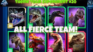 ALL FIERCE TEAM 💥 Jurassic World Alive [upl. by Josi]