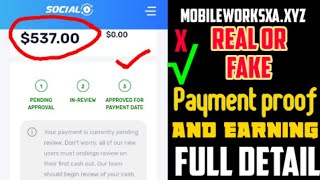 Mobileworksxaxyz real or fake earning and withdraw [upl. by Pul]